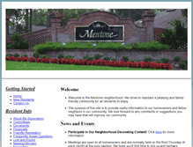 Tablet Screenshot of mentonecommunity.net